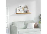 Vidaxl Mensola A Muro A Parete Marrone 90 X 23,5 X 4 Cm Materiale A Base Di Legno