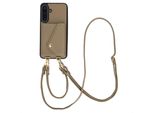 Samsung Galaxy A17/Samsung Galaxy A17 Custodia - Pelle Finta - Selencia Custodia Rigida/Custodia Con Cinturino/Cover Posteriore - Beige