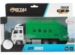 Toi-Toys Metal City Camion 18Cm - Camion Giocattolo Per Bambini Veicoli Da Cantiere Camion Della Spazzatura In Metallo