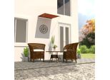 Maison Exclusive - Tenda Da Sole Retrattile 100×150 Cm Arancione E Marrone