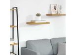 Vidaxl Mensola A Muro Beige 50 X 23,5 X 4 Cm Materiale A Base Di Legno