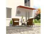 Maison Exclusive - Tenda Da Sole Retrattile 350×150 Cm Arancione E Marrone