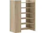 Vidaxl Scarpiera In Rovere Sonoma 74,5X37,5X100 Cm Materiale In Legno