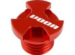 Tappo Di Riempimento Olio Voca Cnc Rosso Per Derbi Ebe, Ebs, D50B