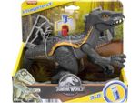 Fisher-Price Imaginext Jurassic World Dinosauro Giocattolo Indoraptor Con Azione Graffiante E Accessori Per Giocare Con I Bambini In Età Prescolare Dai 3 Anni In Su, HRK70