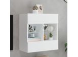 Maison Exclusive - Mobile Tv Con Luci Led Bianco 58,5X30X60,5 Cm
