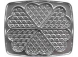 Coppia Di Piatti Per 6 Cialde Cuore Per Super 2 Cialde 39111 Lagrange 030521