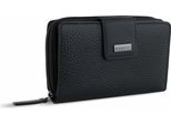 Bugatti Portafoglio Ladies Zip Wallet Black Nero