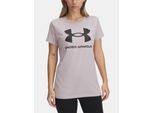 Under Armour Ua Rival Logo Ss - Grey Dawn, Taglia:M