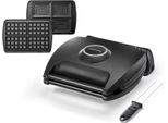 Piastra Per Waffle Con 2 Piastre, 1700W, Nera Lagrange 089006