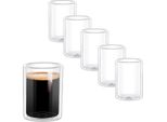 Bicchiere Wilmax A Doppia Parete, 200 Ml, Set Di 6, WL-888782/A6