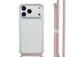 Imoshion Custodia Protettiva Iphone 17 Pro Max Con Fascia Posteriore Con Catena Custodia Per Iphone 17 Pro Max - Rosegold