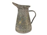 Clayre & Eef Brocca Decorativa 21X15X25 Cm Verde Metallo Color Oro