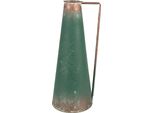 Clayre & Eef Brocca Decorativa 14X12X31 Cm Metallo Verde