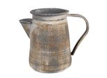 Clayre & Eef Brocca Decorativa 20X12X16 Cm Metallo Grigio