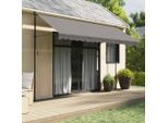 Maison Exclusive - Tenda Da Sole Retrattile Antracite 400X150 Cm Tessuto E Acciaio