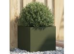 Maison Exclusive - Vaso Da Fiori Verde Oliva 42X40X39 Cm Acciaio