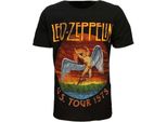 Maglietta Led Zeppelin Usa Tour 1975 - Merchandising Ufficiale - S