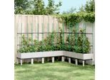 Maison Exclusive - Fioriera Con Griglia Rampicante Bianca 200X160X142,5 Cm Pp
