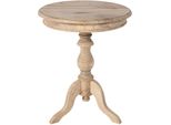 In And Outdoormatch Tavolino Lisandro - Tavolo - 64 X 50 Cm - Legno Di Olmo Riciclato - Design Elegante