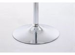 In And Outdoormatch Tavolo Bar Rotondo Tatyana - Tavolo Bar Per Interni Ed Esterni - Metallo - Tavolo Per Feste - Bianco - 60X60X108Cm