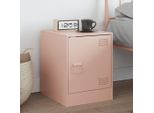 Maison Exclusive - Comodino Rosa 34,5X39X44 Cm Acciaio