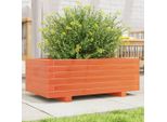 Maison Exclusive - Vaso Da Fiori Marrone Cera 70X40X26,5 Cm Legno Massello Di Pino
