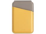 Uniq Lyden Ds Portafoglio Magnetico Rfidi Supporto Per Telefono Giallo Grigio/Canarino-Grigio Chiaro