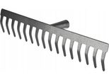 Rastrello Da Giardino In Metallo A 16 Denti Da 38 Cm