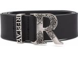 Replay Pelle Cintura Belt W80 Black Nero