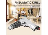 3/8" 1700Rpm Ad Alta Velocità Trapano Pneumatico A Rotazione Reversibile Strumento Di Perforazione Ad Aria Per Forare"