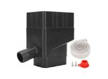 Sistema Di Raccolta Dell'acqua Piovana Sistema Di Raccordo Standard Di Deviazione Dell'acqua Con Tubo Flessibile Da 40 Pollici Per Il Giardino Del Prato (Nero)