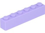 Lego® 250 Pezzi 3009 Mattoncini 1X6 Parte Basic 250 Lavanda