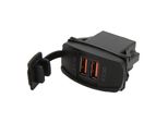 Interruttore Usb A Bilanciere, Caricatore Usb Da Auto In Stile Bilanciere, Caricatore Usb In Stile Interruttore A Bilanciere, Caricatore Usb Doppio, Presa Di Carica Rapida, Caricatore Usb Doppio Da Auto A Bilanciere