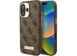 Guess Guhmp16Mu4Gprw Iphone 16 Plus 6.7 BrąZowy/Marrone Custodia Rigida 4G Logo Piastra Magsafe