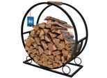 Kotarbau® Rastrelliera Per Legna Da Ardere Per Interni Ed Esterni Acciaio 60 X 60 Cm Nero Ausilio Per Impilare La Legna Rastrelliera Decorativa Per Legna Da Ardere Per Interni Deposito Per Legna Da Ardere Per Interni Supporto Per Legna Da Ardere Design Loft
