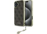 Guess Guhcp16Mgf4Gbr Iphone 16 Plus 6.7 BrąZowy/Brown Custodia Rigida 4G Charms Collection