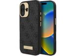 Guess Guhmp16Mu4Gprk Custodia Rigida 4G Logo Piastra Magsafe Per Iphone 16 Plus 6,7 Czarny/Nero