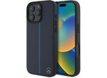 Mercedes Mehmp16X23Rurbv Iphone16 Pro Max 6.9 Granatowy/Navy Custodia Rigida Mb Blue Line Pelle Magsafe