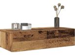 Maison Exclusive - Mensola A Muro Con Cassetti Effetto Legno Antico 60X26,5X15 Cm