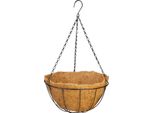 Gancio Strend Pro, Porta Vaso, Acciaio/Cocco, Sospeso, Con Catena E Gancio, 35 Cm