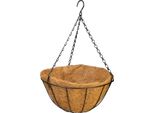 Gancio Strend Pro, Porta Vaso, Acciaio/Cocco, Sospeso, Con Catena E Gancio, 30 Cm