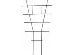 Supporto A Scala Per Piante In Vaso 51X29 Cm Filo D'acciaio Verde