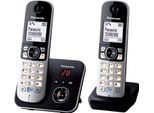 Panasonic KX-TG6822GB DECT Telefon mit Anrufbeantworter und Eco-Modus