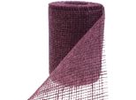 Nastro Da Tavola In Iuta Nastro Da Tavola In Iuta Rosso Vino 15Cm X 10M Decorazione Autunno Decorazione Matrimonio