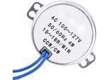 1Pc Ac 100-127V 4W Motore Sincrono 50/60Hz Ccw/Cw Motoriduttore