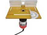 Router Tabella Inserire Piastra In Lega Di Alluminio Legno Fresatura Flip Board Rifilatura Macchina Incisione Strumento Ausiliario Sega Da Tavolo Banchi Di Falegnameria