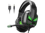 Cuffie Da Gioco (Cuscinetti Extra Large, Profondi E Morbidi, Cuffie Da Gioco Fenrir, Cuffie Con Microfono Per PS4 PS5 Xbox One Pc)