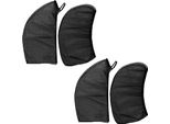 Inf Tendine Parasole Per Finestrini Auto - Misura Universale (2 Anteriori + 2 Posteriori)