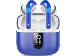 Bluetooth 5.3 Senza Fili Con Bassi Profondi 50H, 2024 Nuovi Auricolari A Cancellazione Di Rumore Con 4 Microfoni Enc, IPX7 Impermeabile USB-C
